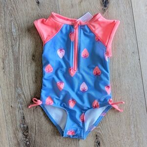 Strawberries Swimsuit Sz 18 months